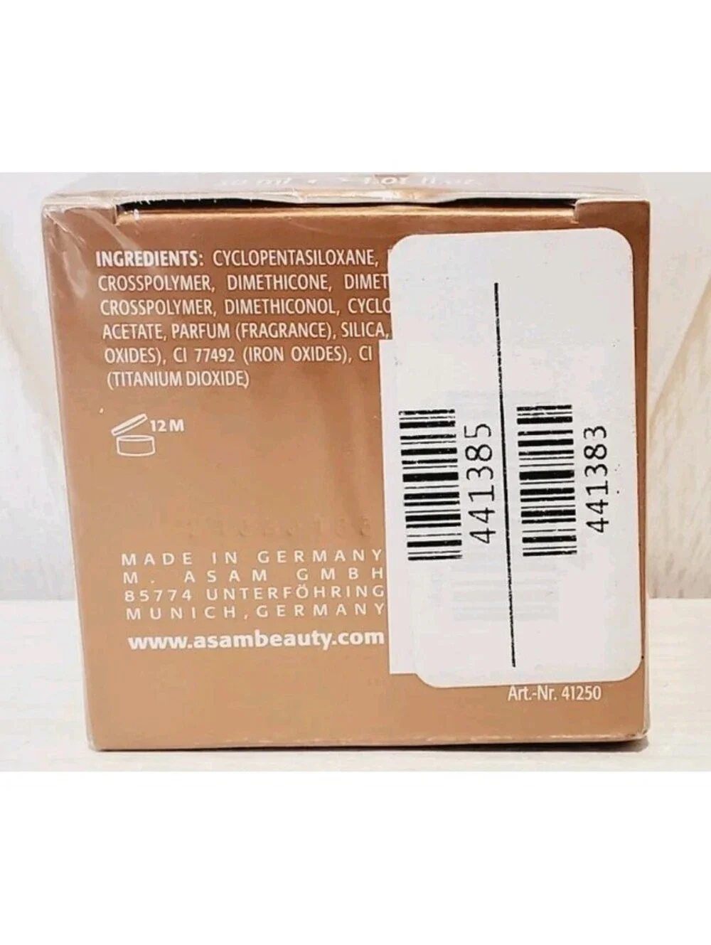 M. Asam Magic Finish Make-Up Classic Foundation 30ml 1.01 oz Made in Germany